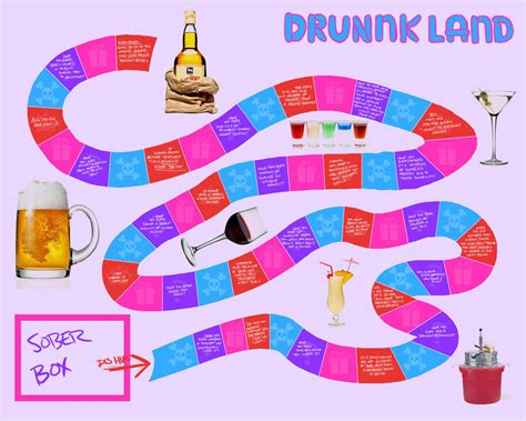 Drinking Game [Drunkland board] by HoodieSlenderverse on DeviantArt