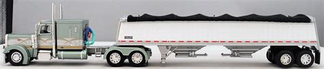 Mint Green Metallic Silver Gold Peterbilt Flattop Sleeper