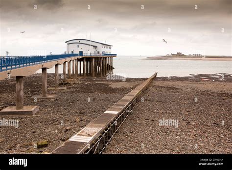 Uk Cumbria Barrow In Furness Roa Island Rnli Lifeboat Station Next