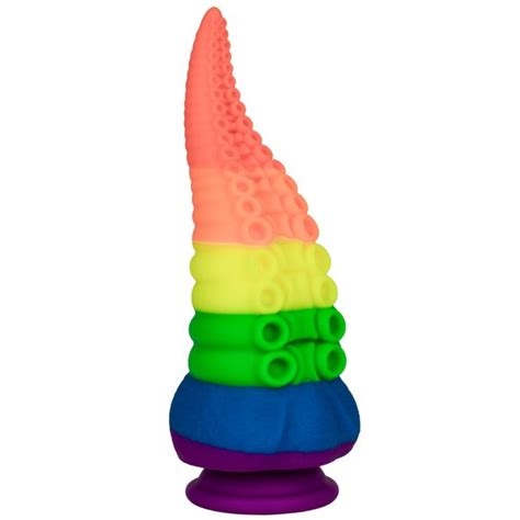 Tentacle Octopus Dildo Sex Toy Pride Monster Rainbow Fantasy 8 Etsy