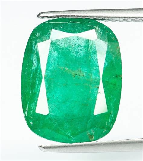 No Reserve Green Zambian Emerald Ct Catawiki