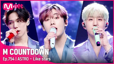 ASTRO Like stars Comeback Stage 엠카운트다운 EP 754 Mnet 220526 방송