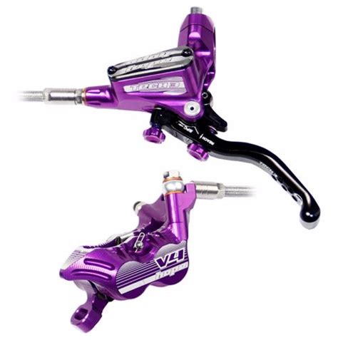 Hope Tech 3 E4 Brakes In Purple Recoil Suspension