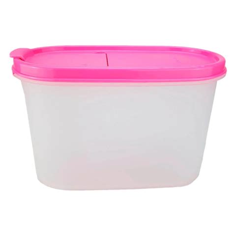 Tupperware Modular Oval Dispenser Rosa E Translucido Transparente