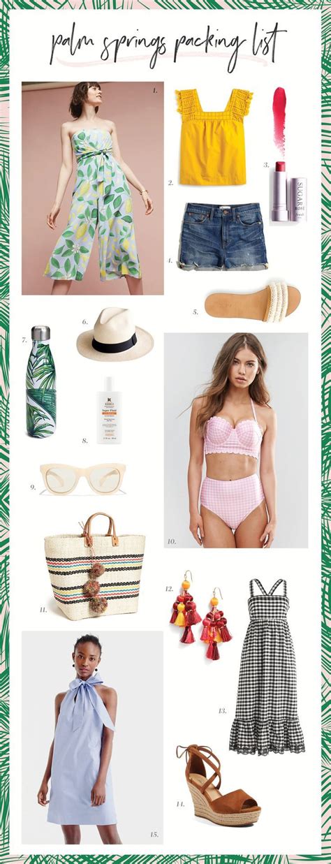 Palm Springs Packing List M Loves M Palm Springs Outfit Spring