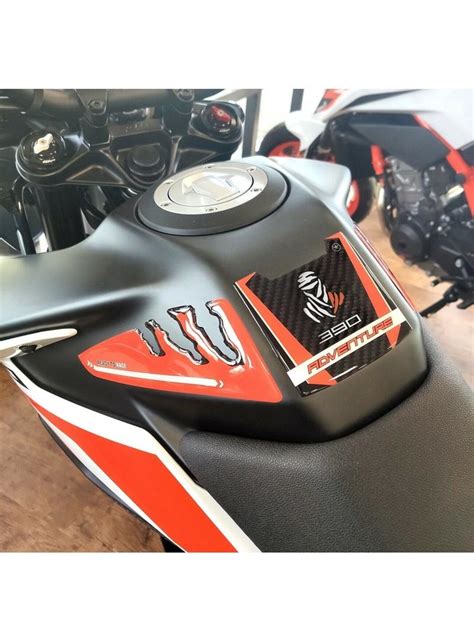 Paraserbatoio Adesivo In Resina Gel 3D Per Moto Compatibile KTM 390