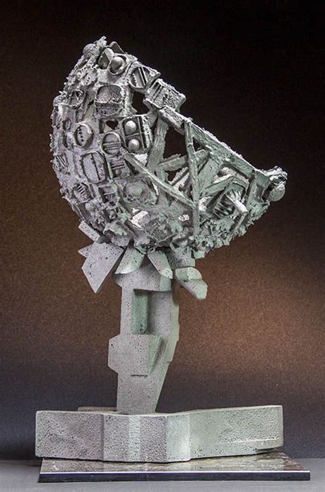 Galactic D Fantasy Space Map A Metal Sculpture By Richard Arfsten