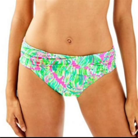 Lilly Pulitzer Swim Lilly Pulitzer Lagoon Sarong Bikini Bottom New