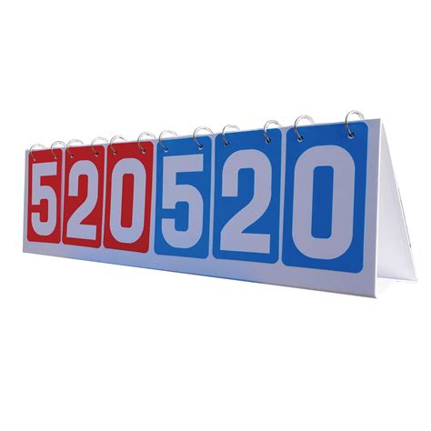 Tabletop Flip Scoreboard Scoring Board Digital Score Keeper Practical