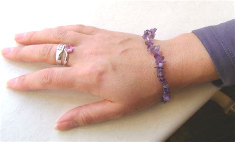 Precious stones bracelets - AHANDMADE