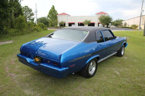 Chevrolet Nova Coupe 1973 Blue Metallic For Sale 1x27d3w241676 1973