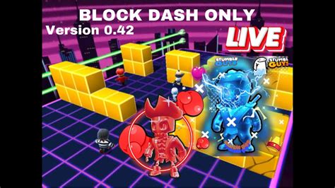 LIVE STUMBLE GUYS MABAR BLOCK DASH ONLY YouTube