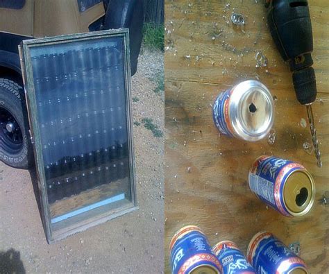 How To Build A Solar Heater With Recycled Cans Ecofriend