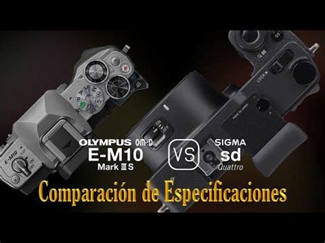 Olympus Om D E M Mark Iii S Vs Sigma Sd Quattro Una Comparaci N De