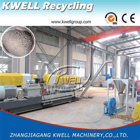 High Capacity Low Vibration HDPE PP PVC WPC Pelletizing Line Production