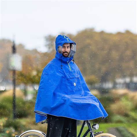 Cape De Pluie Vélo Polyester 100 Recyclé Cap Comorin Le Temps