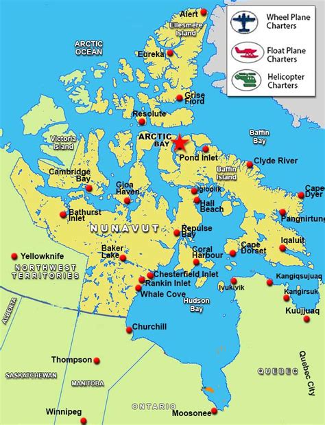 Charter Flights To Arctic Bay Nunavut