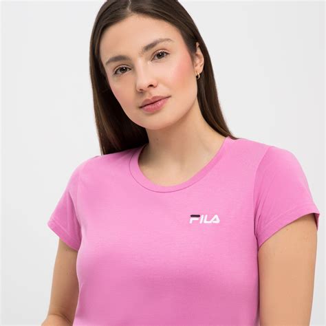 Fila T Shirt Ceciloo Fw22spw510281 Różowy Damskie Koszulki 50 Style