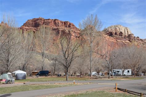 Fruita Campground Nps Campground Capitol Reef National Park Ut