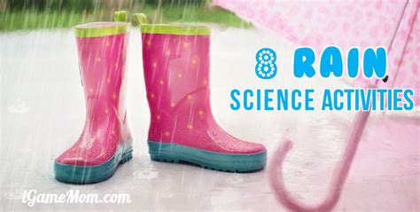 8 Rain Science Activities for Kids for Raining Days