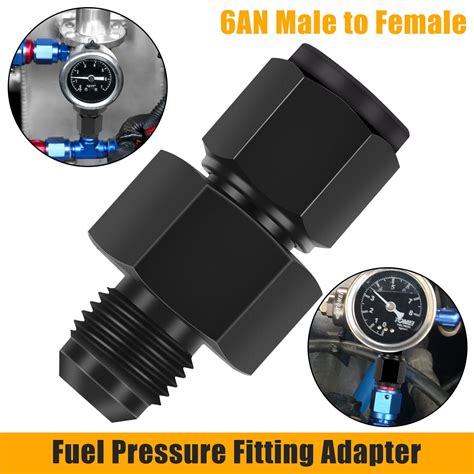 Zgby Aluminum Fuel Pressure Fitting Adapter An Male To Female