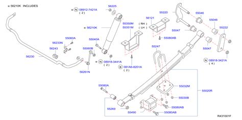 Nissan Xterra Bolt Engine Bed Cc 54459 EA00A Murfreesboro Nissan