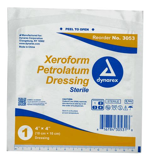 Xeroform Gauze Dressing - 4"x4" – GoBioMed