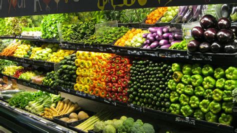 Grocery Store Produce Section