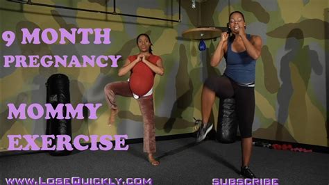 Third Trimester Workout 9 Month Pregnancy Fitness Youtube