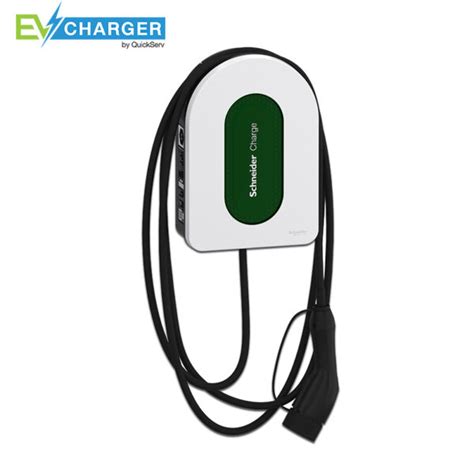 Schneider Charge 1P N Attached Cable 5m 7 4kW 32A EV Charger