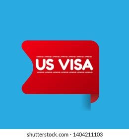 Red Banner Us Visa Approved Labelstickertag Stock Vector (Royalty Free) 1404211103 | Shutterstock