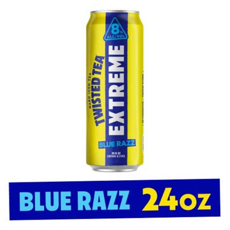 Twisted Tea Extreme Blue Razz Hard Iced Tea 24 Fl Oz Kroger