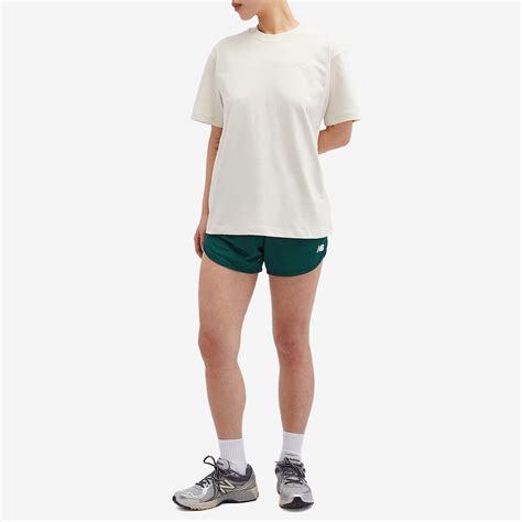 New Balance NB Athletics Mesh Short Nightwatch Green END US