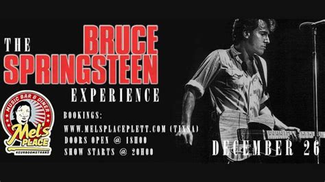 The Bruce Springsteen Experience Event Plettenberg Bay Garden Route