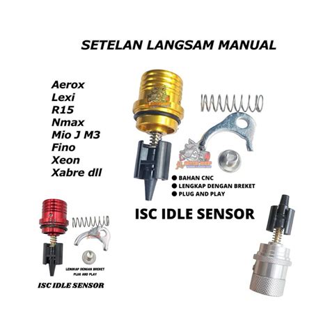 Jual ISC IDLE SCREW SENSOR CONTROL SETELAN LANSGAM MANUAL AEROX 155