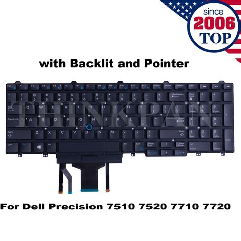 New Genuine Us Backlit Keyboard For Dell Precision