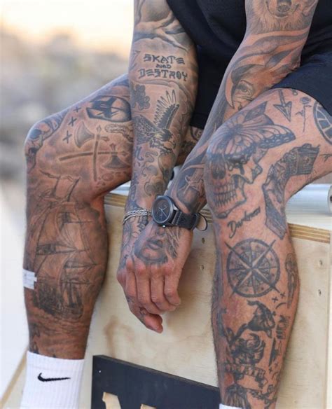 Jah On Instagram Juiced Up Sleeve Tattoos Tattoos For Guys Knee