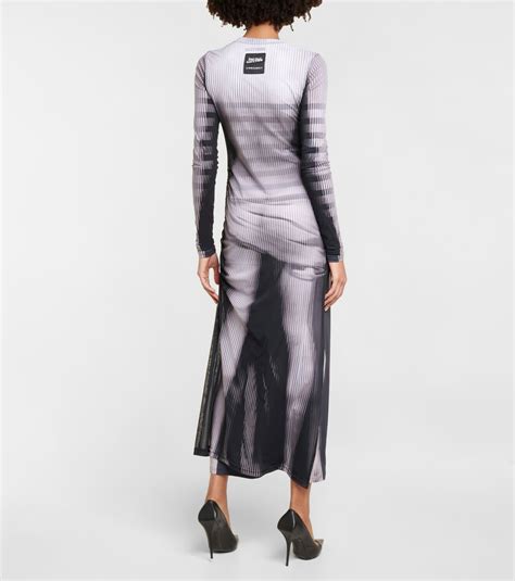 Y Project X Jean Paul Gaultier Body Morph Mesh Maxi Dress Y Project