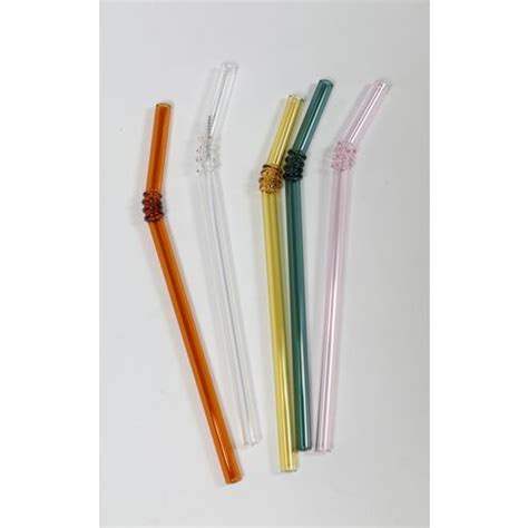 Sip Swirl Straws 6 Pcs Glass Franckly