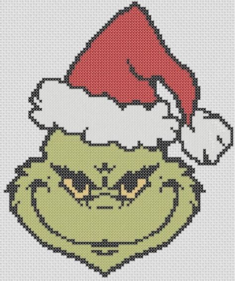 Grinch Cross Stitch Pattern Etsy