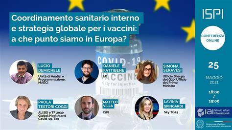 Coordinamento Sanitario Interno E Strategia Globale Per I Vaccini A