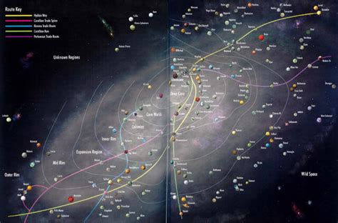 Empire Star Wars Map Of The Galaxy