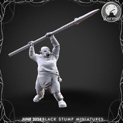 3D Printable Orc Pack, 4 MINIS + Bases + 5E Stats .pdf! by Black Stump ...