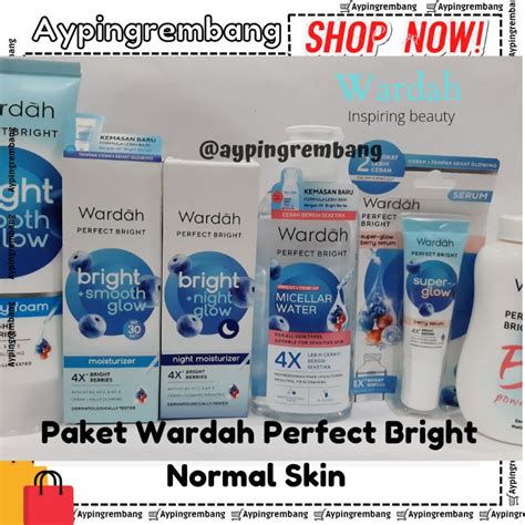 Jual Wardah Paket Perfect Bright Normal Skin Shopee Indonesia