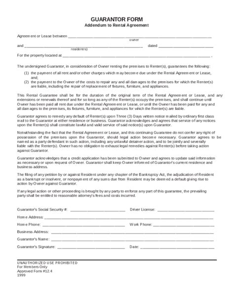 Contractor Guarantee Of Work Template