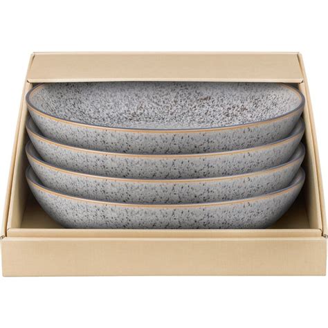 Bestill Studio Grey Pastaskål 22 cm 4 Pack fra Denby