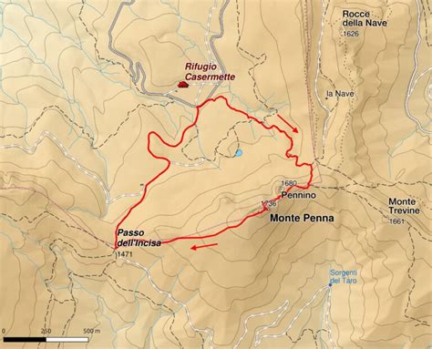 Monte Penna Dal Rifugio Casermette Del Penna L Appenninista