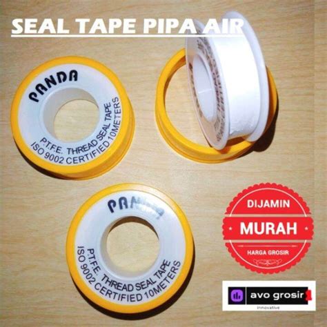 Seal Tape Pipa Air PVC Selotip Keran Isolasi Lazada Indonesia