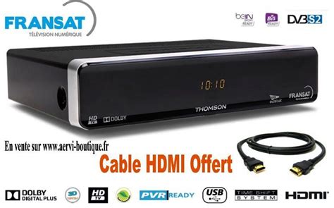 R Cepteur Fransat Thomson Ths Hd V V Cordon Hdmi Offert