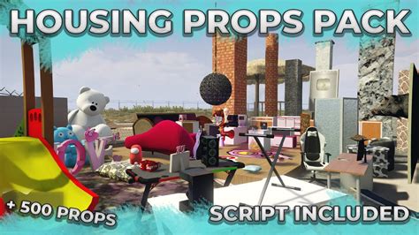 Exclusive Housing Furniture Props Pack Props Script Included